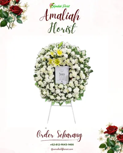 Krans Bunga Duka Cita di Cikiwul
